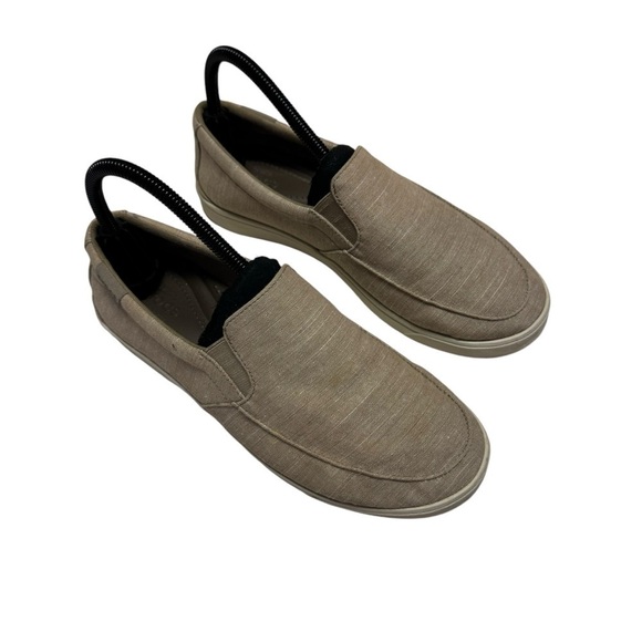 CROCS Shoes - Crocs Shoes Womens 8 Citilane Low Flats 204929 Brown Fabric Slip on Round Toe